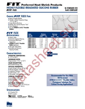 FFLEX2 SL005 datasheet  